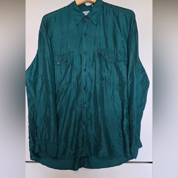 Men’s silk button shirt - Picture 2 of 5